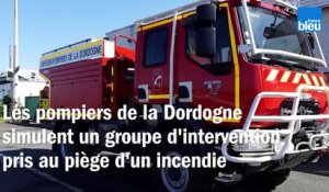Exercice_Feux_De_Foret_Des_Pompiers de la Dordogne