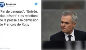 "Fin de banquet" pour François de Rugy, se moque la presse