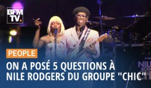 On a posé 5 questions à Nile Rodgers du groupe "Chic" lors du Nice Jazz Festival