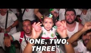 CAN 2019: Les images de la joie des supporters algériens d'Alger aux Champs-Élysées