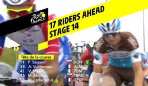 14 coureurs devant / 14 riders ahead - Étape 14 / Stage 14 - Tour de France 2019