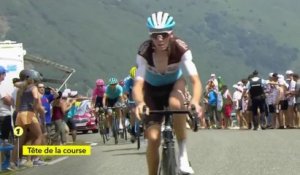 Tour de France 2019 - Romain Bardet en tête au sommet du Port de Lers