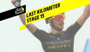 Last kilometer / Flamme rouge - Étape 15 / Stage 15 - Tour de France 2019