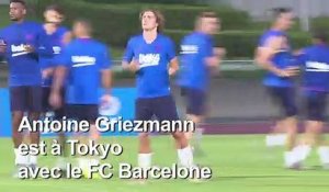 Griezmann à Tokyo avec le FC Barcelone