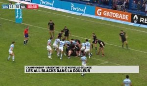 Rugby Championship : Les All Blacks dans la douleur