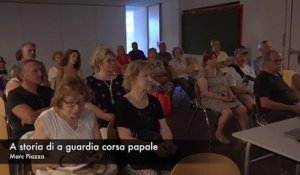L'histoire la Guardia corsa papale racontée aux Bastiais de l'animation du Patrimoine