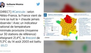 Canicule : la nuit dernière a été la plus chaude jamais mesurée en France