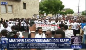 Universitaire tué à Rouen: près de 2000 personnes rendent hommage à Mamoudou Barry lors d'une marche blanche
