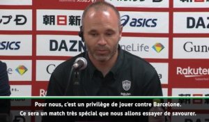 Iniesta : "Un privilège de jouer contre Barcelone"