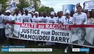 Rouen : marche blanche en l'hommage de Mamoudou Barry