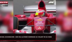 Michael Schumacher : Son fils Mick lui rend hommage au volant de sa Ferrari F2004 (Vidéo)