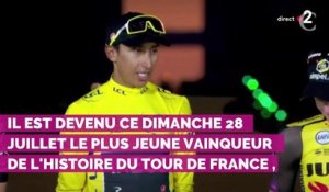 PHOTOS. Egan Bernal vainqueur du Tour de France 2019 : sa fami...