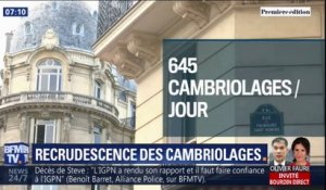 Les cambriolages sont en hausse depuis le début de l'année, 645 par jour en moyenne en France