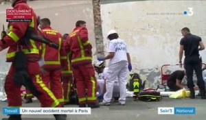Paris : un nouvel accident de chantier fait un mort