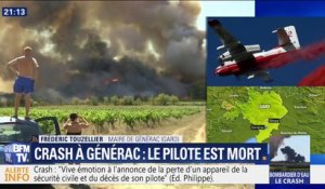 Crash d'un bombardier d'eau: pour le maire de Générac, "on a perdu un homme courageux, c'est ça le plus dramatique"