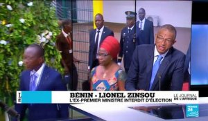 Bénin : interdit d'élection pendant 5 ans, Lionel Zinsou réagit sur France 24