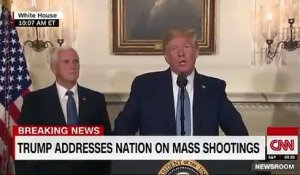 Fusillades USA - Après les tueries d'El Paso et de Dayton, le Président Donald Trump condamne "le racisme et le suprémacisme blanc"