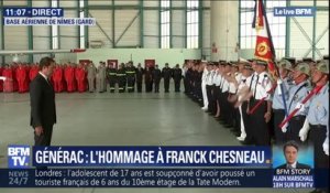 L'hommage à Franck Chesneau, pilote mort dans le crash d'un bombardier d'eau, débute à Nîmes