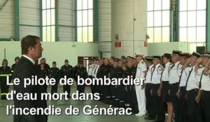 Incendie Gard: hommage au pilote du bombardier d'eau mort