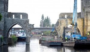 En Belgique, un pont va être détruit pour favoriser le passage de plus gros bateaux
