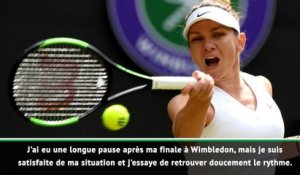 Toronto - Halep : "Je dois retrouver le rythme après Wimbledon"