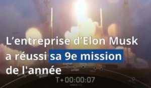 Space X a réussi sa 9e mission de l'année