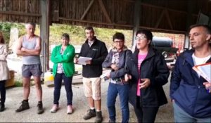 Sécheresse :  La Fédération nationale des syndicats d'exploitants agricoles  fait le tour des exploitations du Doubs pour prendre la température