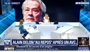 Alain Delon "au repos" après un AVC