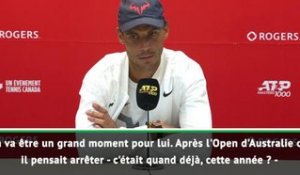 Montréal - Nadal se réjouit du retour d'Andy Murray