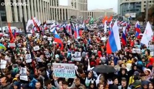 Moscou : record de mobilisation pour la manifestation de samedi
