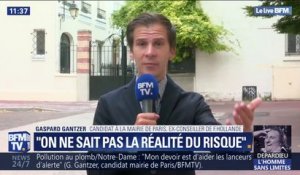 Pollution au plomb de Notre-Dame: pour Gaspard Gantzer, "on ne sait pas la réalité du risque"