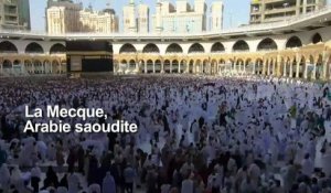 La Mecque: time-lapse du pèlerinage annuel du hajj