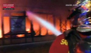 Hauts-de-Seine: Un incendie détruit le marché Henri-Barbusse à Levallois-Perret - Aucune victime - 90 personnes évacuées - VIDEO