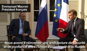 Brégançon: cordialité affichée entre Poutine et Macron
