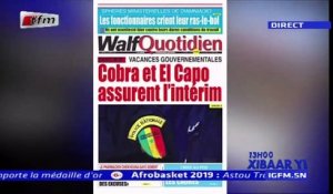 REPLAY - Revue de Presse - Pr : MAMADOU MOUHAMED NDIAYE - 20 Août 2019