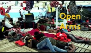 "Open Arms" : une centaine de migrants toujours bloqués au large de Lampedusa