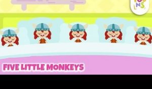Five Little Monkeys - Number Song | Learn To Count | Nursery Rhymes & Baby Songs | KinToons