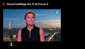 Découvrez le nouvel habillage des JT de France 2 qui sera proposé à partir de lundi prochain dans le 20h d'Anne-Sophie Lapix
