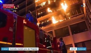 Créteil : incendie mortel près de l'hôpital Henri-Mondor