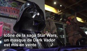 Star Wars : un masque de Dark Vador aux enchères