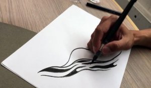 Comment dessiner "In waves", la leçon de dessin d'AJ Dungo