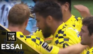 TOP 14 - Essai George MOALA (ASM) - Bayonne - Clermont - J2 - Saison 2019/2020