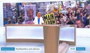 Royaume-Uni : des manifestations anti-Johnson à Londres