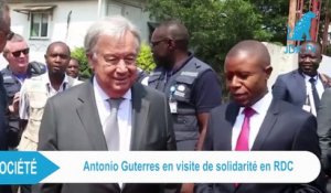 Antonio Guterres en visite de solidarité en RDC