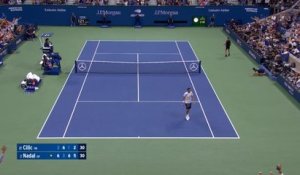 US Open - Nadal, un passing de génie