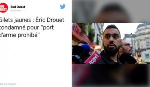 Gilets jaunes : Drouet condamné pour sa « matraque », relaxé pour « groupement en vue de violences »