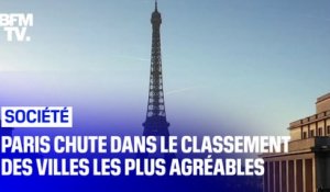 Paris perd six places dans le classement des villes les plus agréables