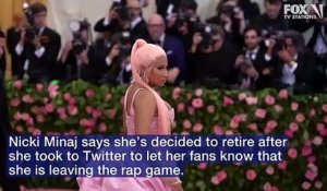 La star Nicki Minaj a surpris tous ses fans cette nuit en annonçant qu'elle mettait fin à sa carrière afin de se concentrer sur sa vie familiale