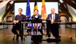 Accords de gouvernement PS-MR-Ecolo en Wallonie et Fédération