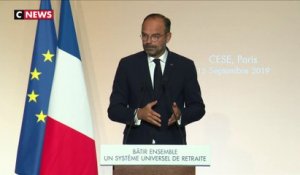 Réforme des retraites : le projet de loi sera voté «d'ici à l'été prochain», annonce Edouard Philippe